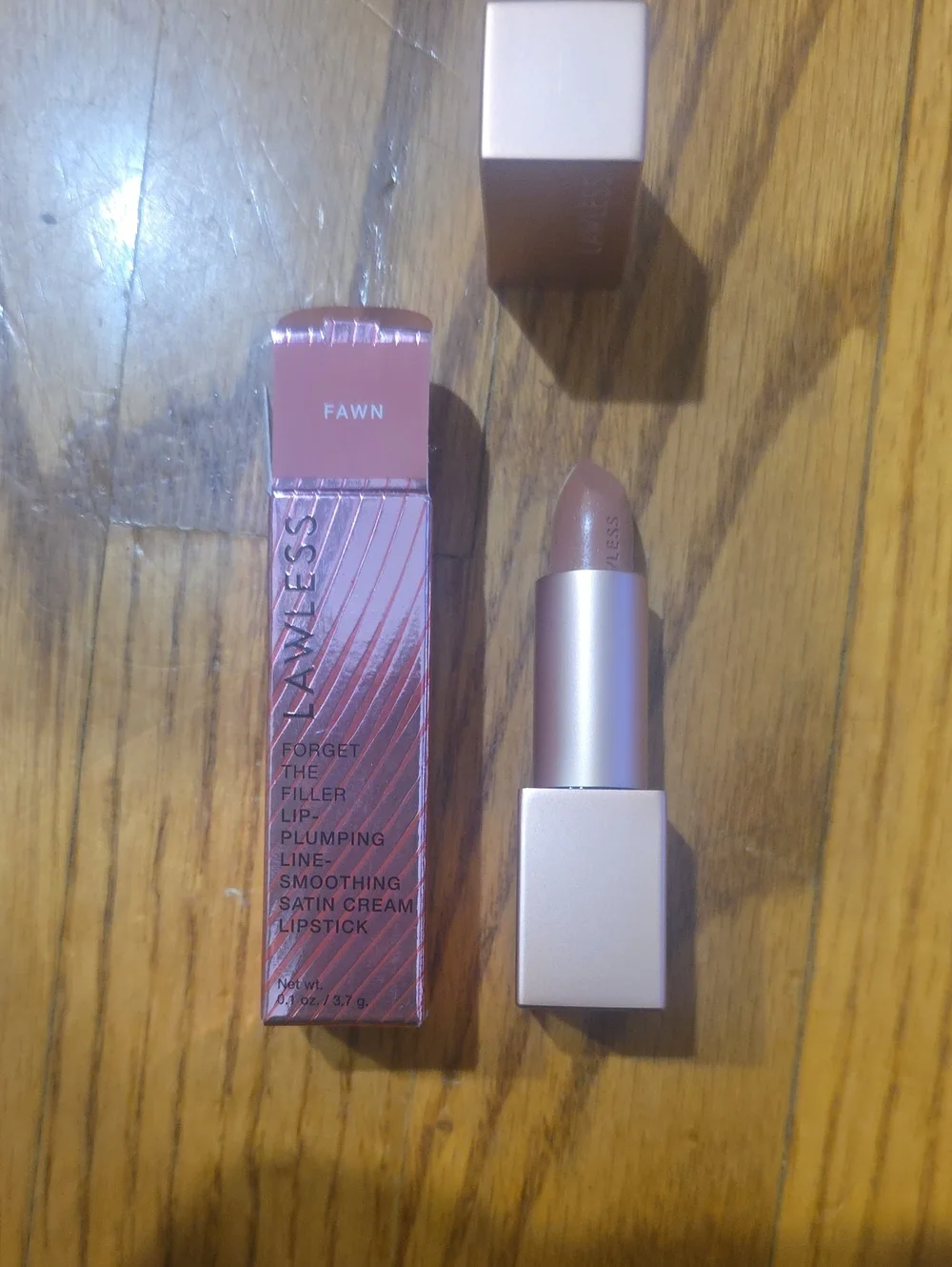 LAWLESS Satin Cream Lipstick - Fawn Nude Pink